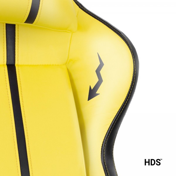 Fotel gamingowy Diablo X-One 2.0 Normal Size Electric Yellow Edition
