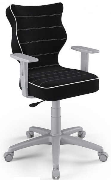 Młodzieżowe krzesło do biurka Duo Grey rozmiar 5 (146-176,5 cm)
