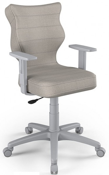 Młodzieżowe krzesło do biurka Duo Grey rozmiar 5 (146-176,5 cm)