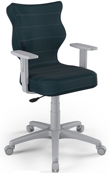 Młodzieżowe krzesło do biurka Duo Grey rozmiar 5 (146-176,5 cm)