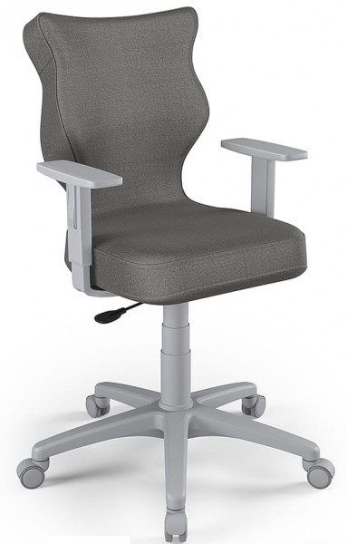 Młodzieżowe krzesło do biurka Duo Grey rozmiar 5 (146-176,5 cm)