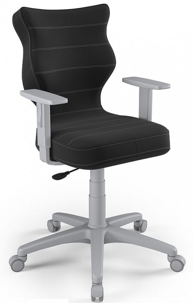 Młodzieżowe krzesło do biurka Duo Grey rozmiar 5 (146-176,5 cm)