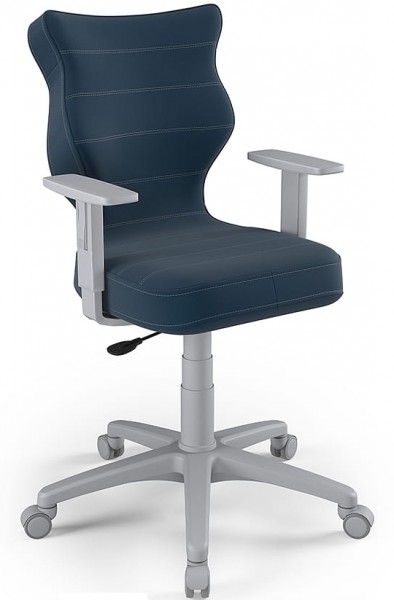 Młodzieżowe krzesło do biurka Duo Grey rozmiar 5 (146-176,5 cm)