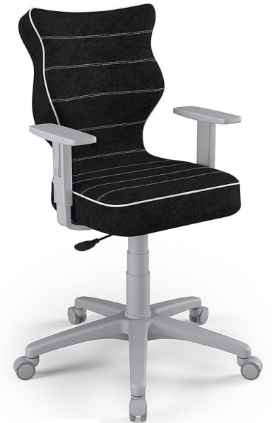 Młodzieżowe krzesło do biurka Duo Grey rozmiar 5 (146-176,5 cm)