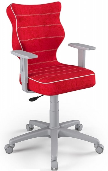 Młodzieżowe krzesło do biurka Duo Grey rozmiar 5 (146-176,5 cm)
