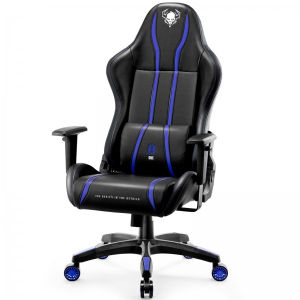 Fotel gamingowy Diablo X-One 2.0 Normal Size czarno-niebieski