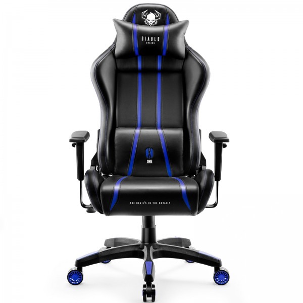 Fotel gamingowy Diablo X-One 2.0 Normal Size czarno-niebieski
