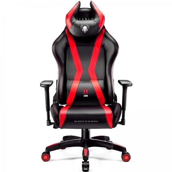 Fotel dla graczy Diablo X-Horn 2.0 King Size czarno-czerwony