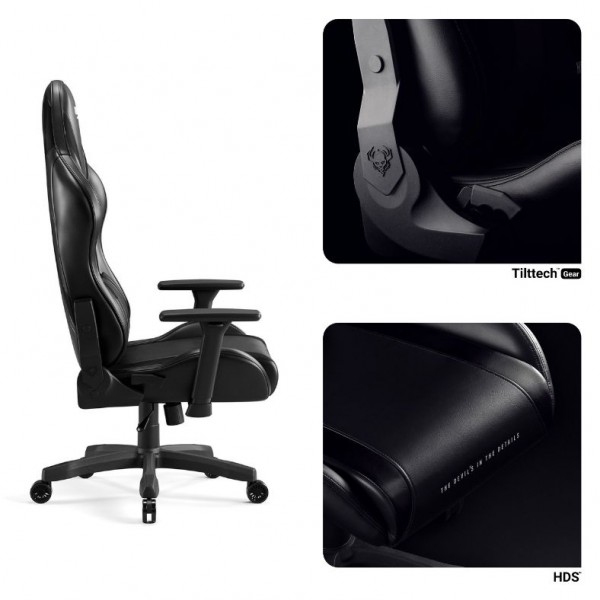 Fotel dla graczy Diablo X-Horn 2.0 King Size czarny