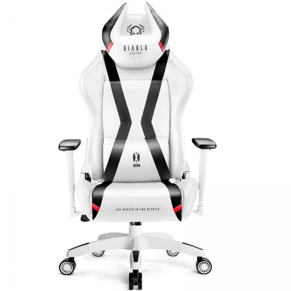 Fotel dla graczy Diablo X-Horn 2.0 King Size biały