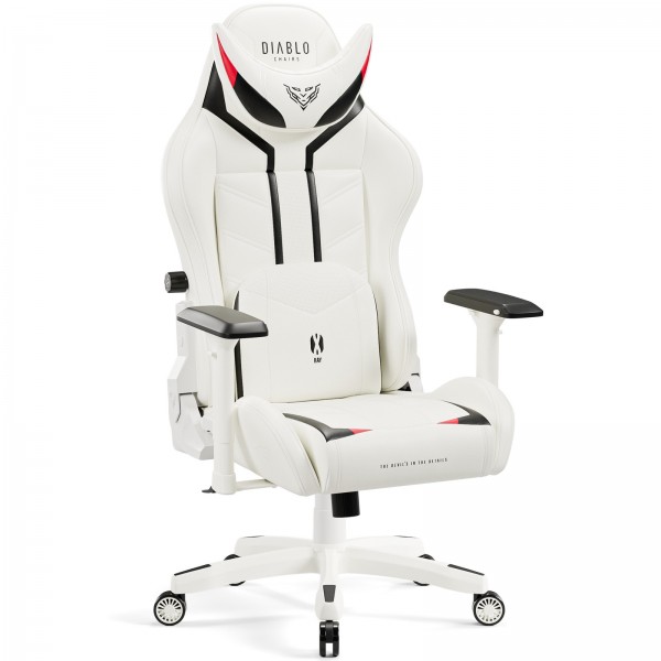 Krzesło Diablo białe dla graczy X-Ray normal size