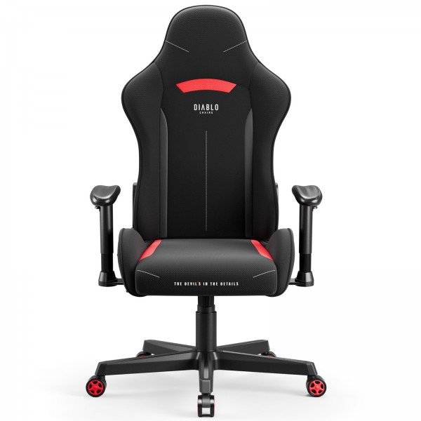 Fotel do gamingu Diablo X-St4rter czarno-czerwony