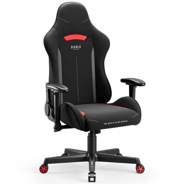 Fotel do gamingu Diablo X-St4rter czarno-czerwony