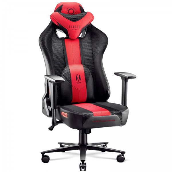 Fotel gamingowy Diablo X-Player 2.0 King Size karmazynowo-antracytowy