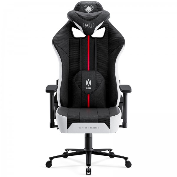 Fotel gamingowy Diablo X-Player 2.0 King Size czarno-biały