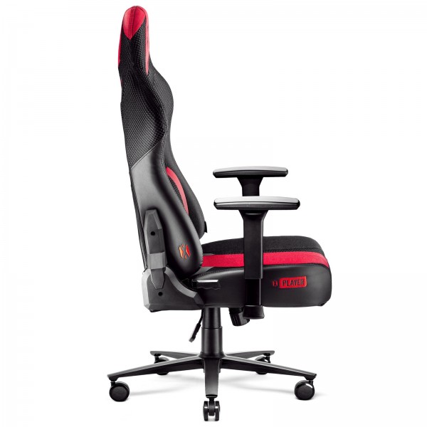 Fotel gamingowy Diablo X-Player 2.0 Normal Size karmazynowo-antracytowy