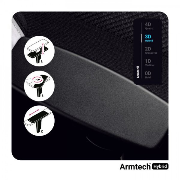 Fotel gamingowy Diablo X-Player 2.0 Normal Size czarno-biały