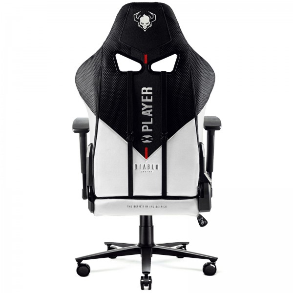 Fotel gamingowy Diablo X-Player 2.0 Normal Size czarno-biały
