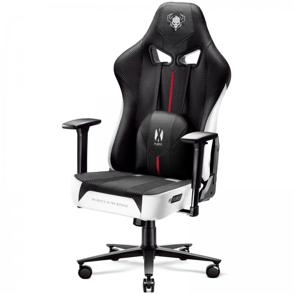 Fotel gamingowy Diablo X-Player 2.0 Normal Size czarno-biały