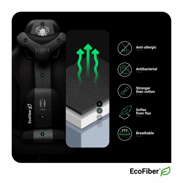 Fotel gamingowy Diablo X-Player 2.0 Normal Size czarny