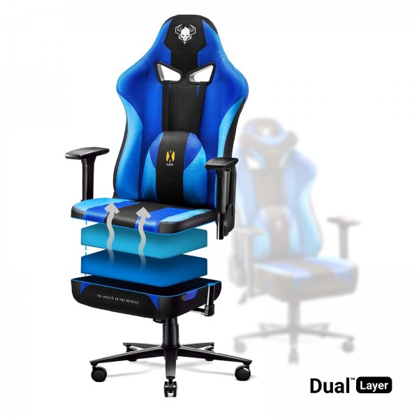 Fotel gamingowy Diablo X-Player 2.0 Normal Size Frost Black
