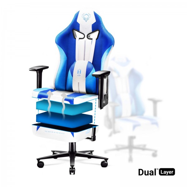 Fotel gamingowy Diablo X-Player 2.0 Normal Size Frost White