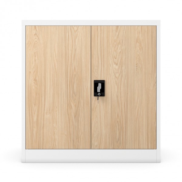 Szafka biurowa Eco Design Beata 90x40x93 cm biały/dąb sonoma