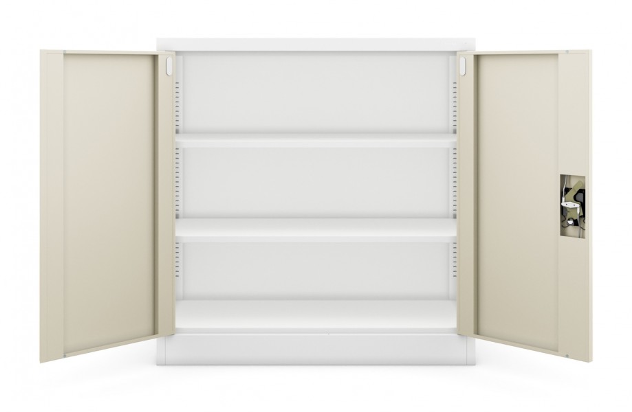 Szafka biurowa Eco Design Beata 90x40x93 cm biały/dąb sonoma
