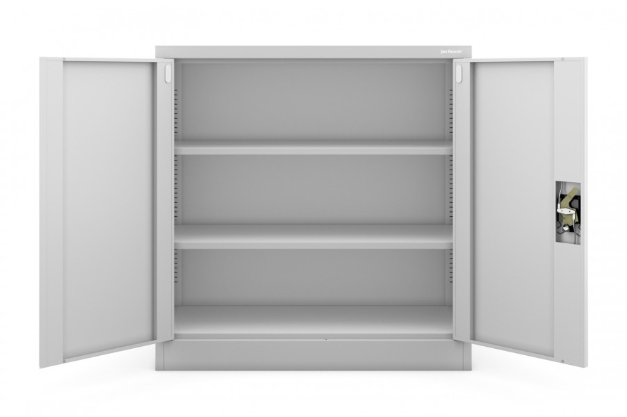 Szafka biurowa na dokumenty Beata 90x40x93 cm szara