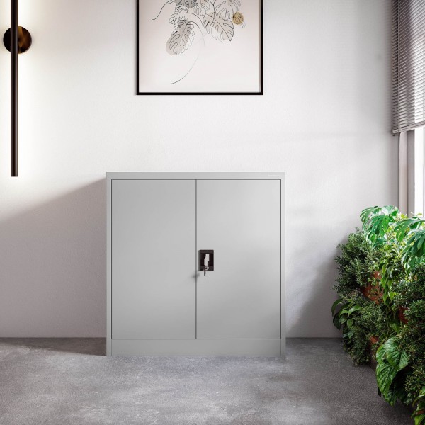 Szafka biurowa na dokumenty Beata 90x40x93 cm szara