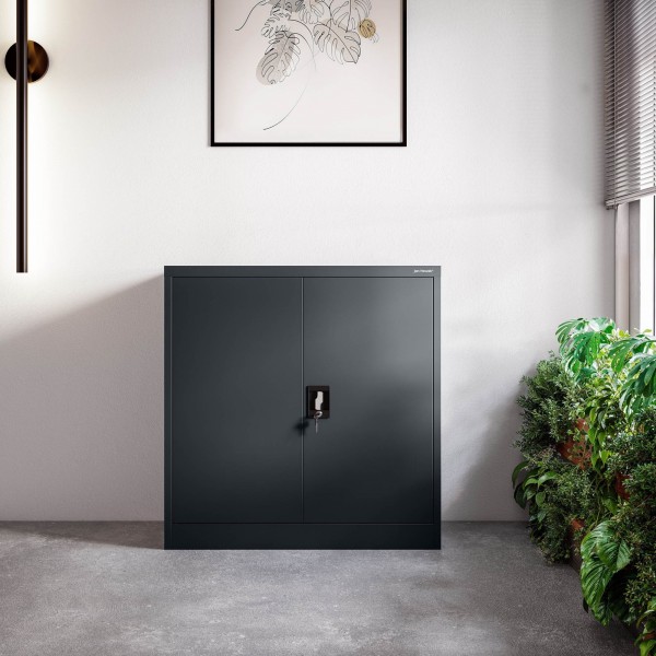 Szafka biurowa na dokumenty Beata 90x40x93 cm antracyt