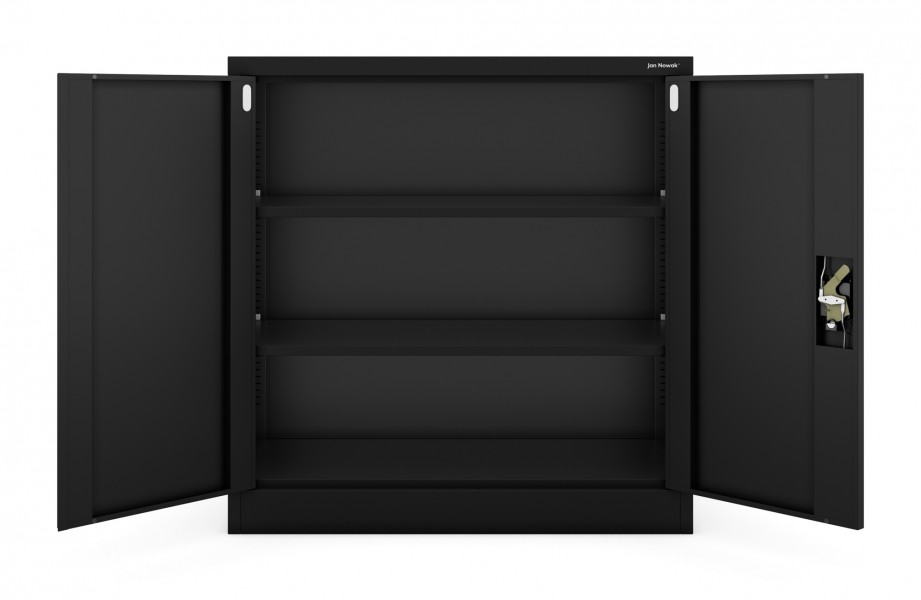 Szafka biurowa na dokumenty Beata 90x40x93 cm czarna
