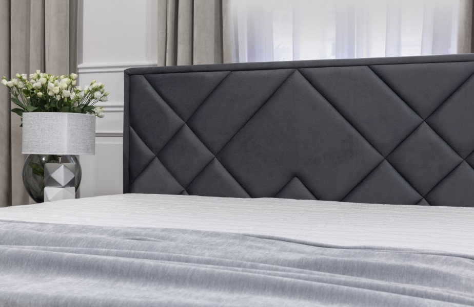 Łóżko z pojemnikiem na pościel Linares Slim 160 x 200 solar 96 nóżka NCR2