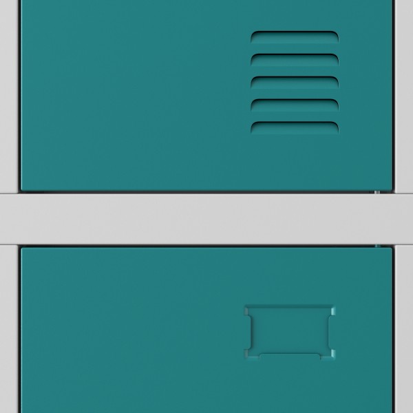 Szafa szkolna 6-skrytkowa Igor 90x45x185 cm wielokolorowa