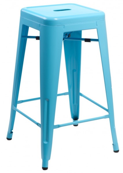 Stołek barowy Paris insp. Tolix 75 cm kolorowy