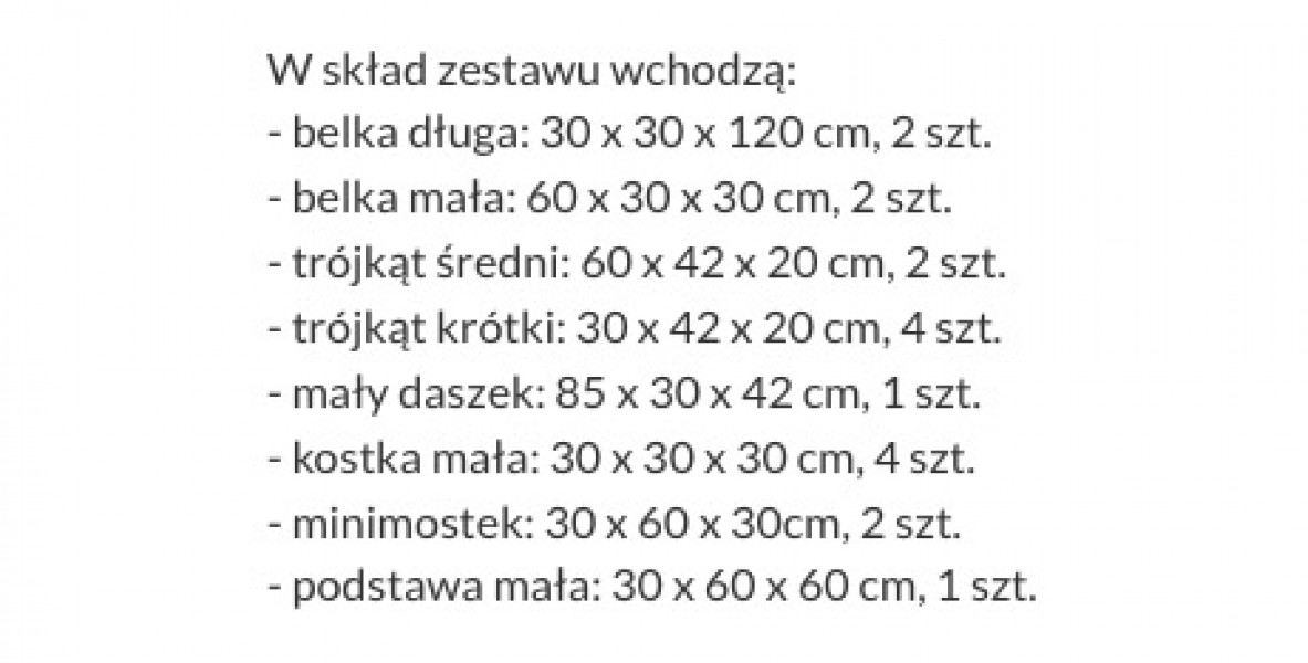 Zestaw piankowych kształtek przedszkolnych L 4641850