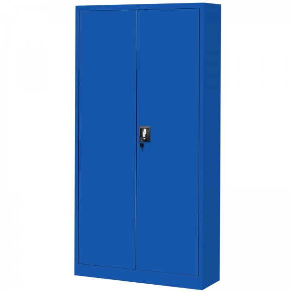 Szafa warsztatowa z szufladami Darek 92x50x185 cm niebieska