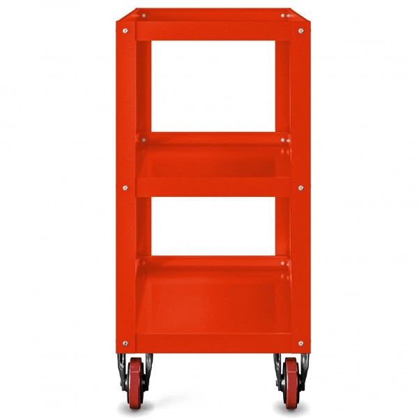 Metalowy wózek narzędziowy do warsztatu Hugo 70x40x81,6 cm czerwony