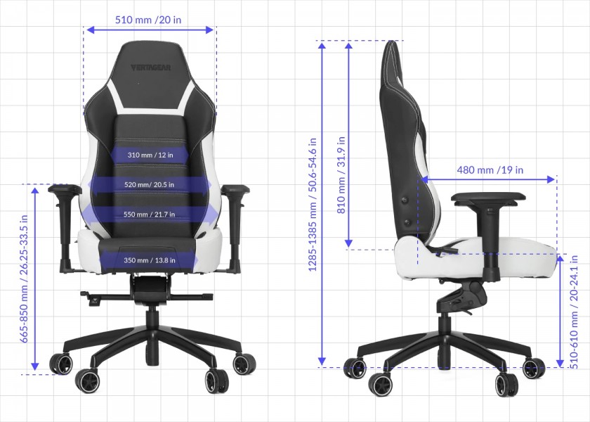 Fotel dla graczy Vertagear Racing Series P-Line PL6000