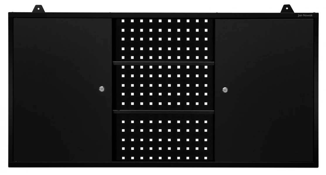 Wisząca szafka na narzędzia Ben All Black 120x20x60 cm czarny