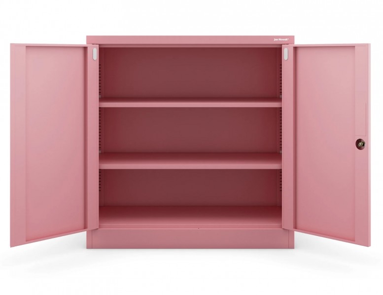 Szafka biurowa Fresh Style Beata 90x40x93 cm pudrowy róż