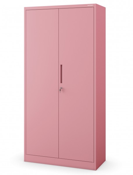 Socjalna szafa ubraniowa Dawid Fresh Style 90x45x185 cm pudrowy róż
