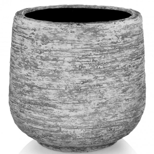 Okrągła donica zewnętrzna w imitacji betonu Verona 66x66x64 cm