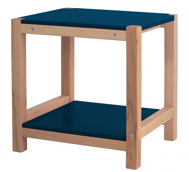 Skandynawski stolik pomocniczy z półką Triventi