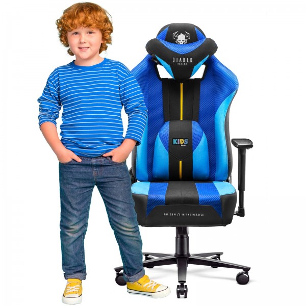 Młodzieżowy fotel gamingowy Diablo X-Player 2.0 Kids Size Frost Black