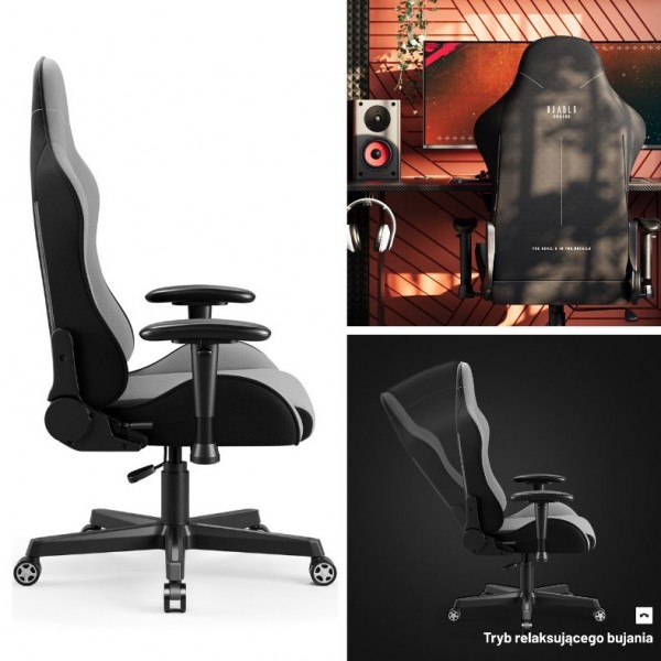 Fotel do gamingu Diablo X-Starter szary