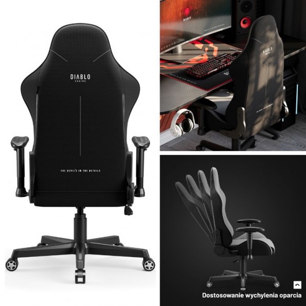 Fotel do gamingu Diablo X-Starter szary