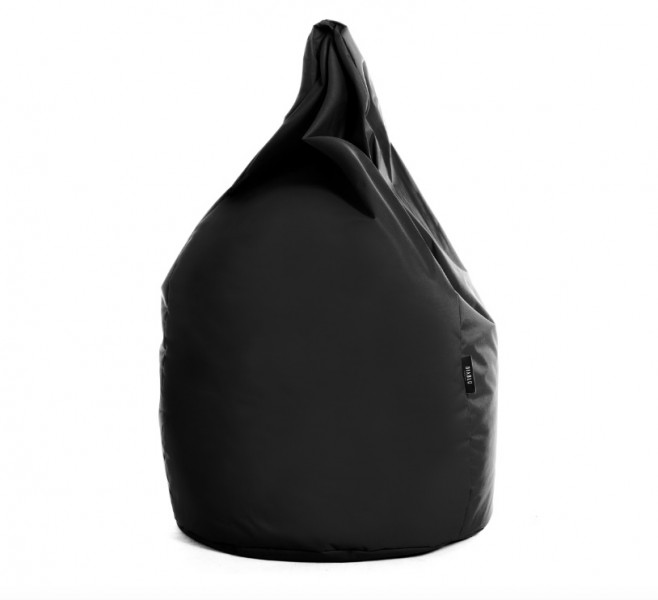 Dziecięca pufa gamingowa z granulatem Diablo Chairs, czarna