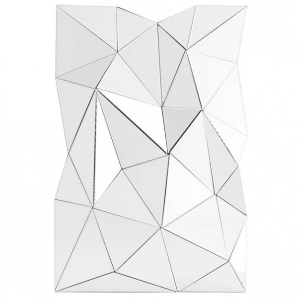 Designerskie lustro dekoracyjne o trójwymiarowej powierzchni Adria 80/120 cm