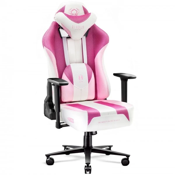 Fotel gamingowy Diablo X-Player 2.0 Normal Size Marshmallow Pink